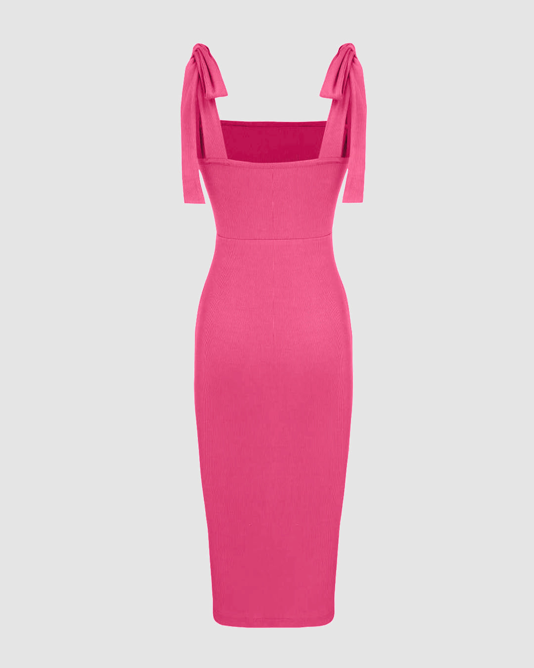 Casual Loungewear Slit One Piece Dress In Hot Pink – Littlebox India
