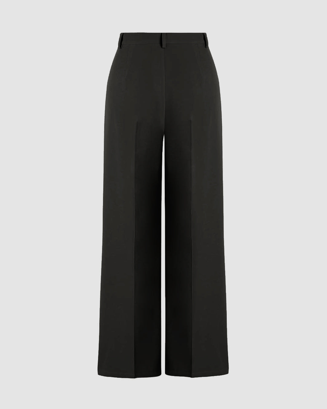 New Nostalgia Pleated Wide Leg Tailored Pants In Black – Littlebox India