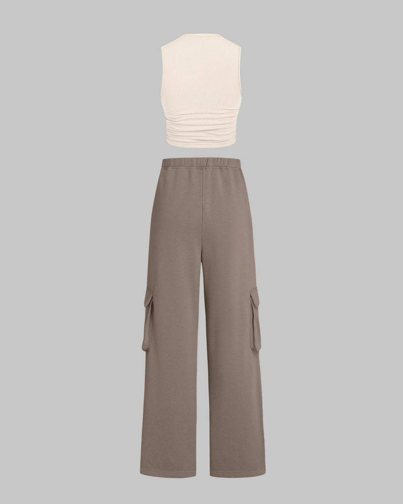 Tank Top and Double pocket trousers 